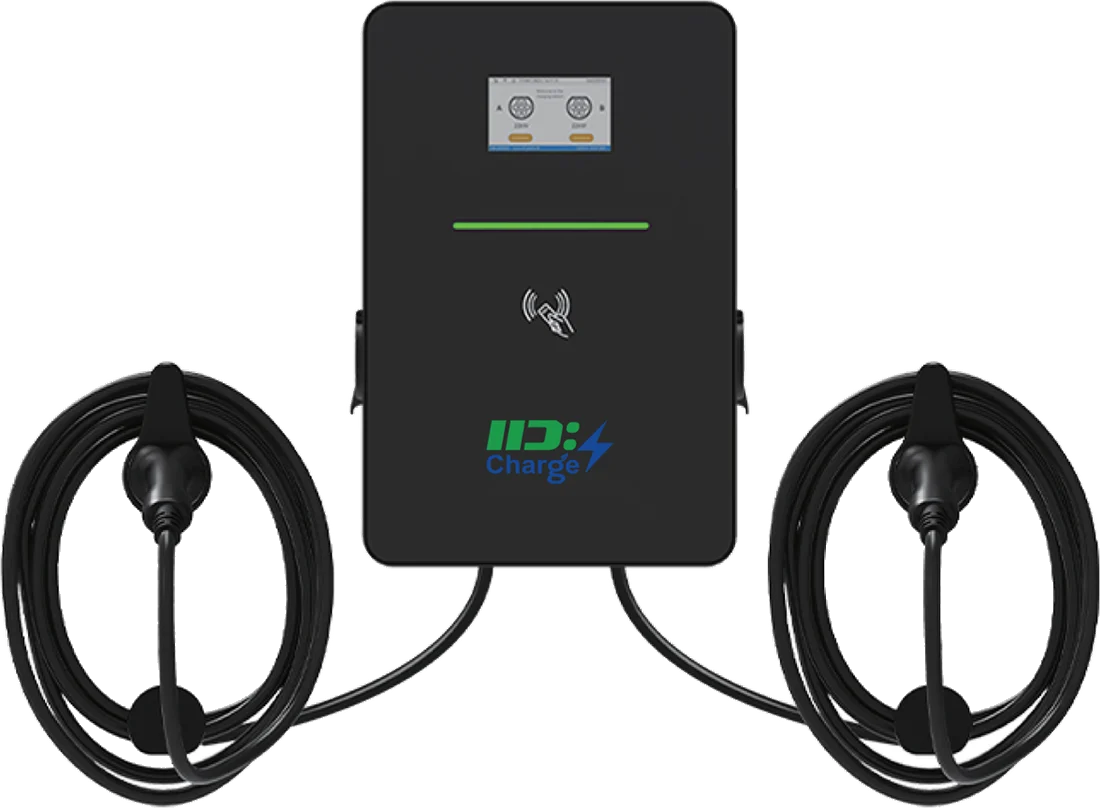 WaeCharge Dual-gun Wall-mount AC Charger 14/22/44 kW